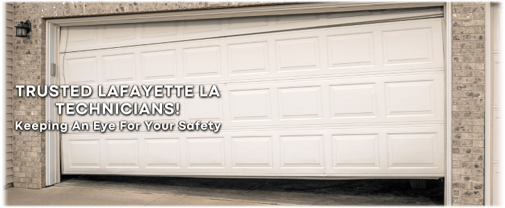 Garage Door Off Track In Lafayette LA